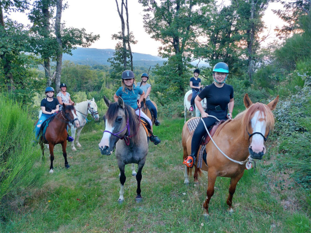 Balade à cheval en Sumène Artense