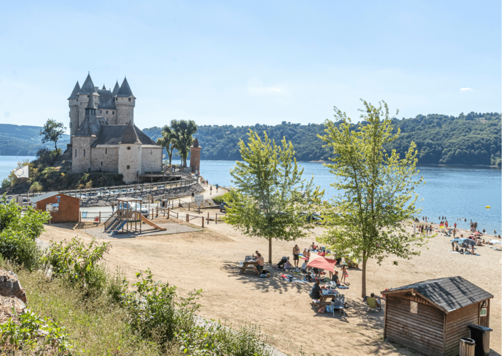 Plage du site de Val