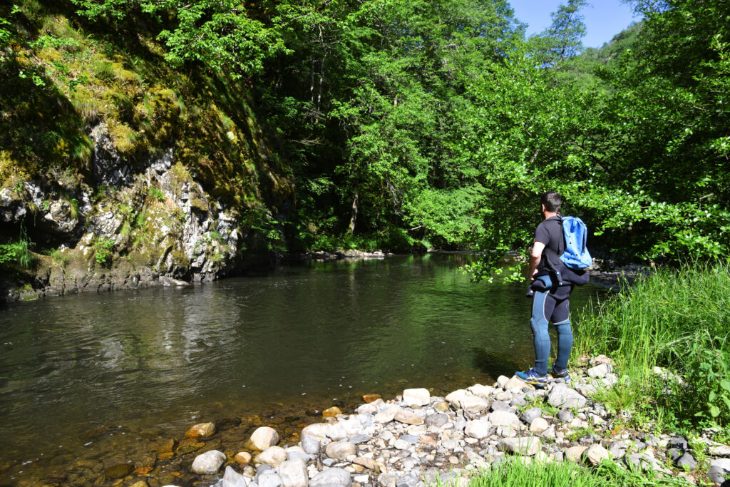Marche en rivière